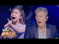 CELINE TANG gets the GOLDEN BUZZER with her STRONG VOCALS! | World's Got Talent 2019 巅峰之夜