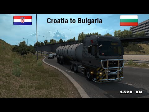 Euro Truck Simulator 2 timelapse : Split ( HR ) to Sofia ( BG ) | Promods 2.46