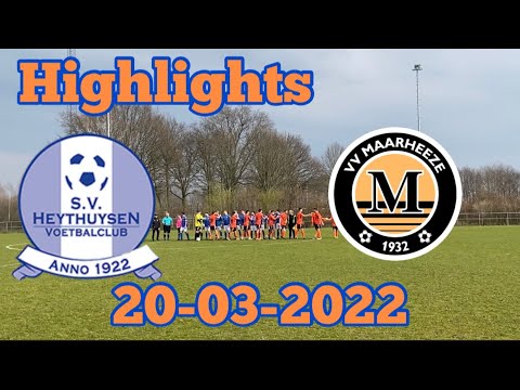 HIGHLIGHTS FIRST TEAM S.V. HEYTHUYSEN- VV MAARHEEZE ( 1-5 )