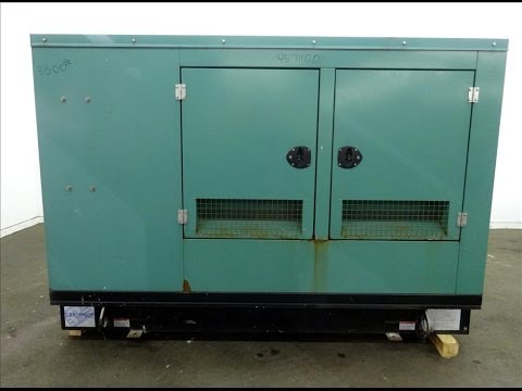 Used- Cummins 35 kW (30 Prime) standby diesel generator set - Stock # 45711001