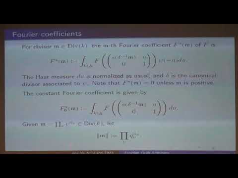 Jing Yu (National Taiwan Univ.) / Automorphic forms of Drinfeld type and the basis problem.