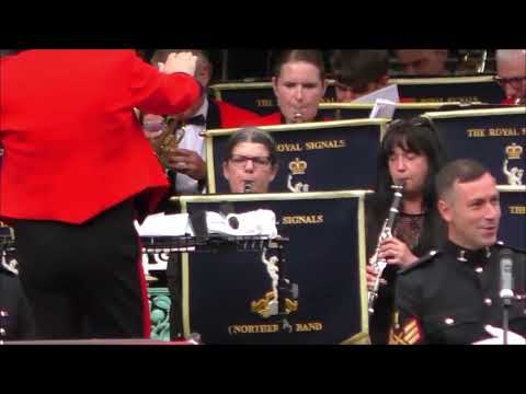 L.O.V.E. Soldiers Of Swing with the Royal Signals (Northern) Band at Darlington Proms In The Park