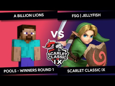 Scarlet Classic IX - A Billion Lions (Steve) vs Jellyfish (Toon Link) - Pools - Winners Round 1