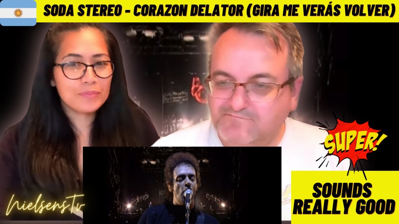 🇩🇰NielsensTv REACTS TO Soda Stereo - Corazon Delator (Gira Me Verás Volver)- SOUNDS REALLY GOOD💕