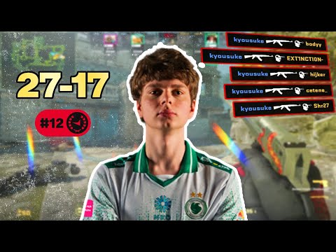 KYOUSUKE 27-17 vs bodyy EU FACEIT POV (Ancient) | 4509 ELO