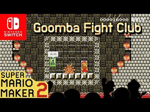 Super Mario Maker 2: course world play #23 "Goomba Fight Club"