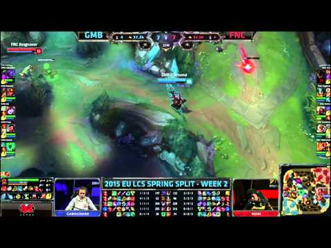 EU LCS 2015 Spring W2D2: Gambit Gaming vs Fnatic
