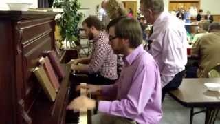 "I've Got That Old Time Religion in My Heart" Piano Duet, Ebenezer Baptist Church July 2014