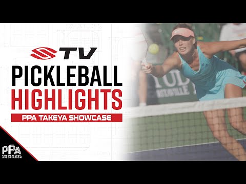 Lucy Kovalova's Overpowering Forehand Pickleball Highlight - PPA Takeya Showcase Women's Doubles