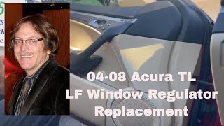 Acura TL 2004-2008 Window Regulator Replacement & Repair Left Front