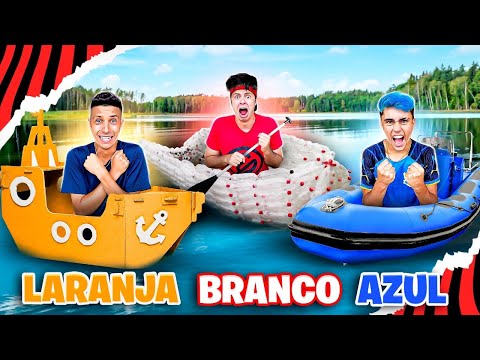 QUEM FICAR MAIS TEMPO NO BARCO DA SUA COR, VENCE! - Desafio