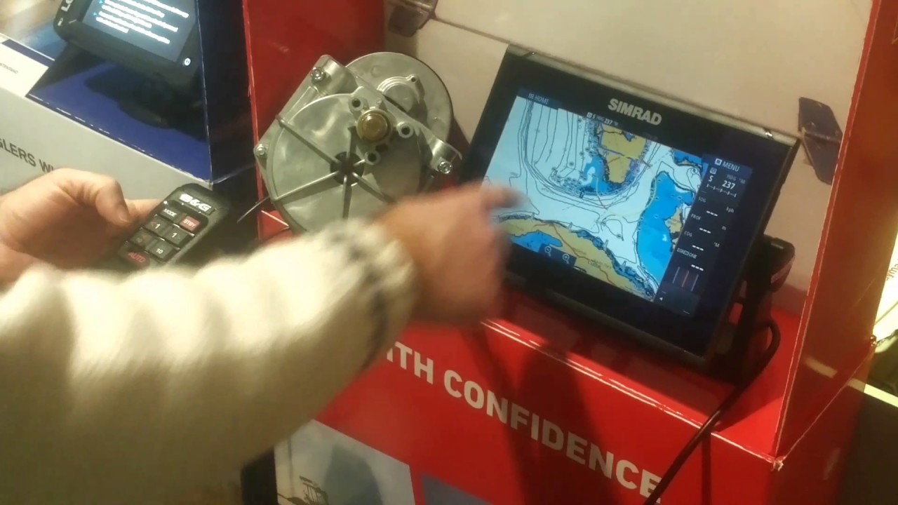 PILOTA SIMRAD PER PIEDE POPPIERO