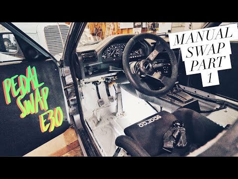 MANUAL SWAP BMW E30 PART 1 PEDALS [4K]