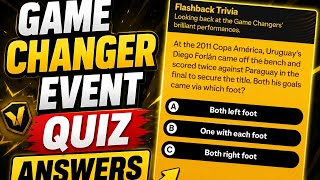 GAME CHANGER EVENT QUIZ ANSWERS! 🔥 All Correct Answers | FC Mobile #eafc #fcmobile