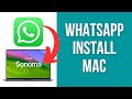 How to install WhatsApp on Mac