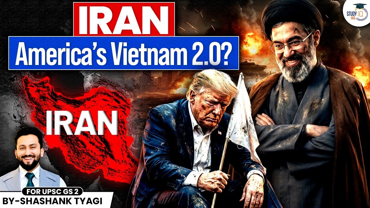 Is Trump Ready to Lose Iran War?| Strait of Hormuz Choked America’s Military Power? | StudyIQ IAS