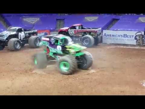 The Grave Digger- Does Donuts