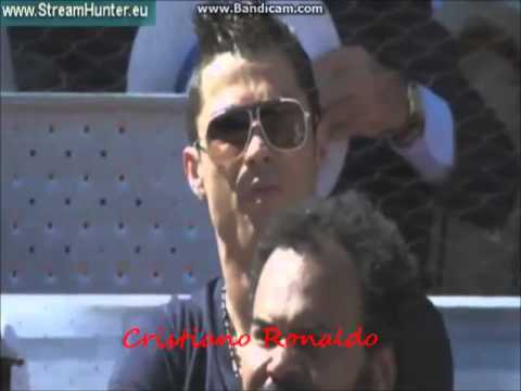 Cristiano Ronaldo, Sergio Ramos, Pepe, Fernando Llorente attend Madrid Open to watch Rafael Nadal