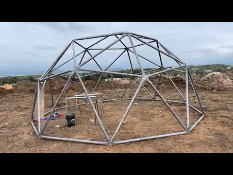 Geodesic Dome Domo geodésico en 7 dias DIY