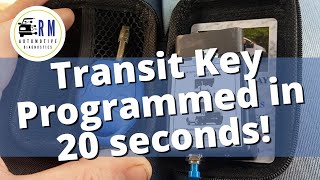 Ford transit key programming
