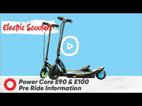 Razor Power Core E90 elektrinis paspirtukas Rožinis video