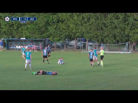 Jeden gol zadecydował o wyniku: Wisłok Wiśniowa - JKS Jarosław - 4 liga podkarpacka [SKRÓT MECZU]