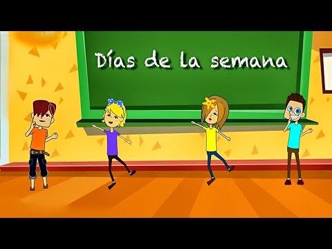 La Canción de Los Dias De La Semana - Videos Educativos Para Niños - Rondas