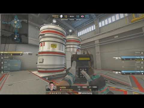 CS:GO Event valde 1v5 clutch on Nuke North vs NRG ECS Season 6 Finals