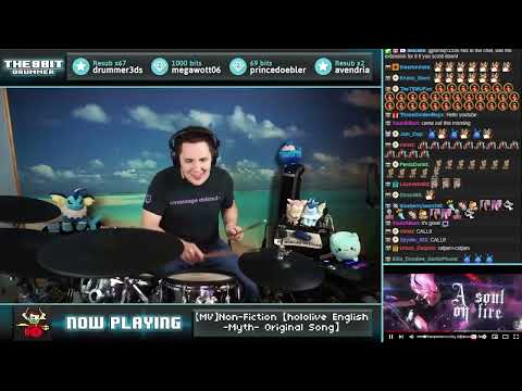 The8BitDrummer // hololive English -Myth-  - Non-Fiction