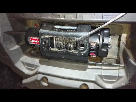 Warn winch stuck engage freespool issues
