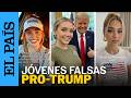 JESSICA FOSTER y otras seguidoras de TRUMP creadas con IA proliferan en redes | EL PAÍS