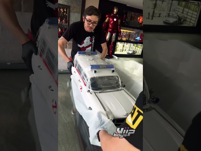 Vídeo relacionado con OPO 10 - Réplica de Placa de matrícula de Metal ECTO 1 para automóvil Compatible con Cadillac Naranja 1959 de la película Ghostbusters (56)