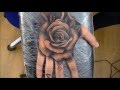 Rose tattoo - time lapse