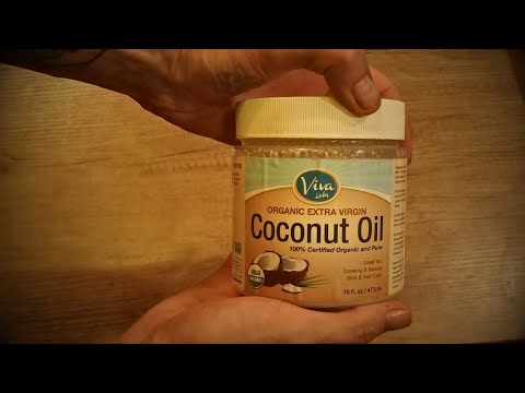 VIVA Organic Coconut Oil, Cold-Pressed with Fresh...