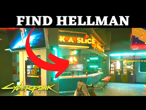 Find Hellman at the gas station Cyberpunk 2077 Get to the upper floor how to knock Hellman out