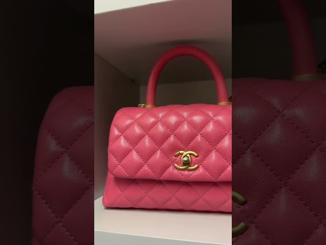 Vídeo relacionado con DGAZ Inserto moldeador de almohada para bolsos Chanel CF, moldeador de almohada sedoso para bolsos de lujo (rosa, pequeño 23)