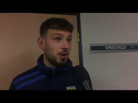 Reactie Matthew Steenvoorden na Fortuna Sittard - SC Cambuur