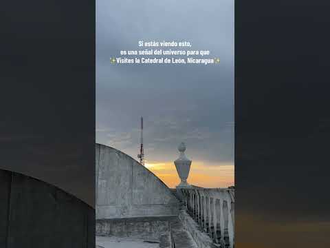 El atardecer desde la Catedral de León no tiene precio #momentodepaz #reflexionesdeldia