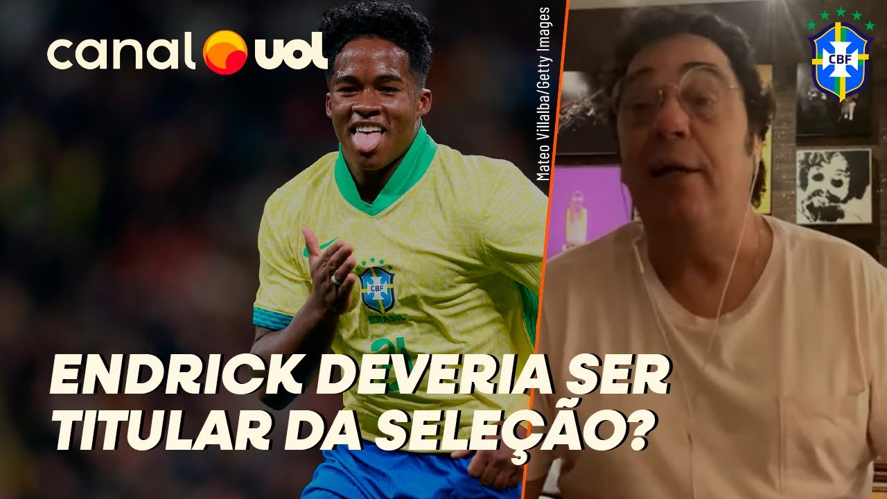 'ENDRICK É A MÍNIMA IDENTIFICAÇÃO QUE O TORCEDOR TEM COM A SELEÇÃO', DISPARA CASAGRANDE
