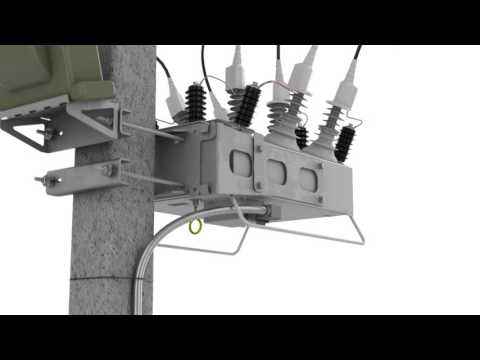 Реклоузер Rec15 на опоре