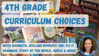 4th Grade Homeschool Curriculum: Abeka Bible, Math Mammoth, BJU Science, IEW, Story of the World