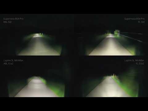 Supernova B54Pro Std vs Lupine SL Minimax AF Eco2