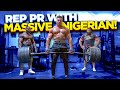 REP PR FOR ME + GOD-TIER GENETIC FREAK NIGERIAN ATTEMPTS 1-REP MAX DEADLIFTS