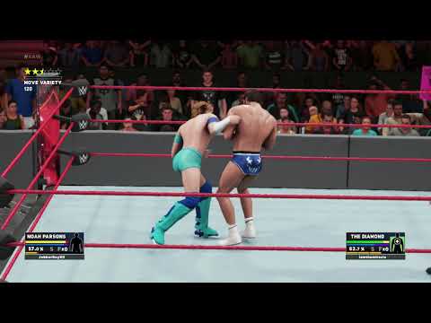 WWE 2k18 Jobber Noah Parsons vs The Diamond