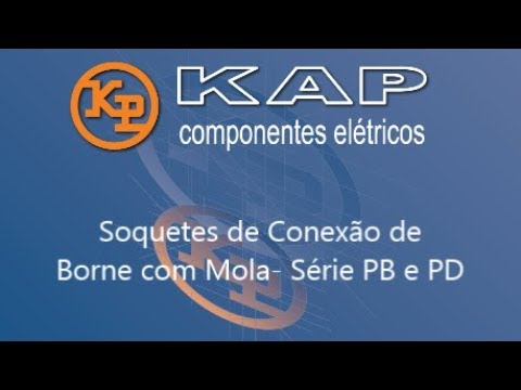 PB e PD: Soquetes de Conexão de Borne com Mola