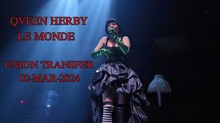 Qveen Herby - "Le Monde" live in Philadelphia