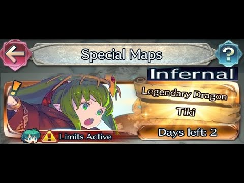 The battle with Limited unit : Vs. Legendary Tiki - Infernal (F2P units + SI and Seals No brave!)