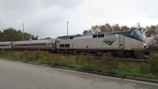 Amtrak Pulls By Braid and BNSF