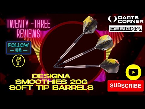 Designa Smoothies 20g Soft Tip Dart review.