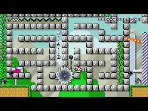 Speed run 20 sec & wait by olises - SUPER MARIO MAKER - NO COMMENTARY 1bg